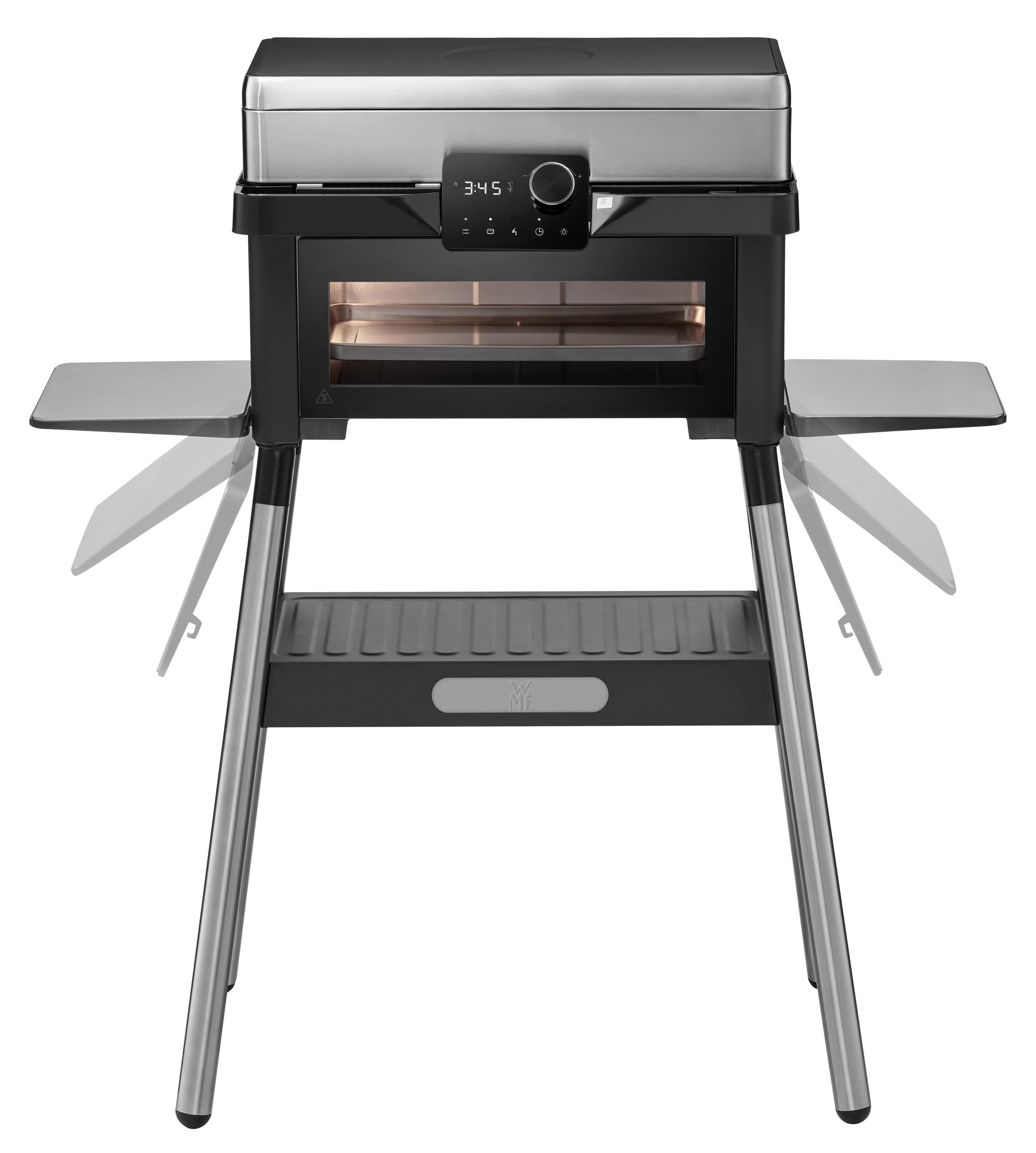 WMF Profi Plus Urban Master, 3000 W, Grill, Elektro, 300 °C, Wagen, Schwarz, Grau
