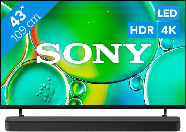 Sony Bravia 2 II Led TV 43 inch (2026) met Sony HT-SF150 Soundbar