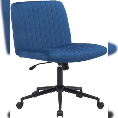 CLP Bürostuhl Kingman blau/Samt