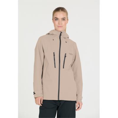 Outdoorjacke WEATHER REPORT "Harbor", Damen, Gr. 38, beige, 100% Polyester, unifarben, normal, ohne Ausschnitt, Jacken Outdoorjacke, mit 20.000 mm Wassersäule und Top-Atmungsaktivität