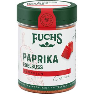 Fuchs Paprika Premium Qualität, edelsüß, aus Brasilien, gemahlen, im Streuer, 55 g