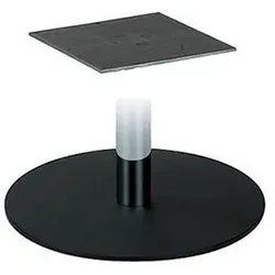 Hüba, Tischbeine + Tischgestell, Boden- und Anschraubplatten zu Modul-System round two