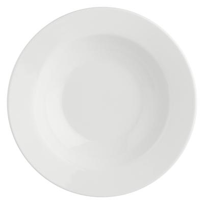 La Porcellana Bianca Essenziale Suppenteller mit Fahne 23 cm Weiß