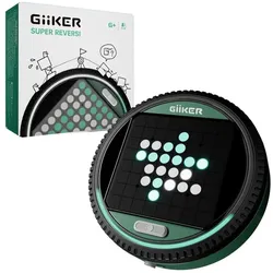 Giiker Super Reversi, elektonisches Strategiespiel für Kinder & Erwachsene (Deutsch, Französisch, Italienisch, Multilingual, 1 - 2 Spieler)
