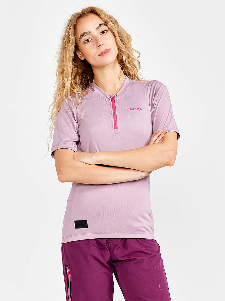 Craft Fahrradtrikot in Lila - XL