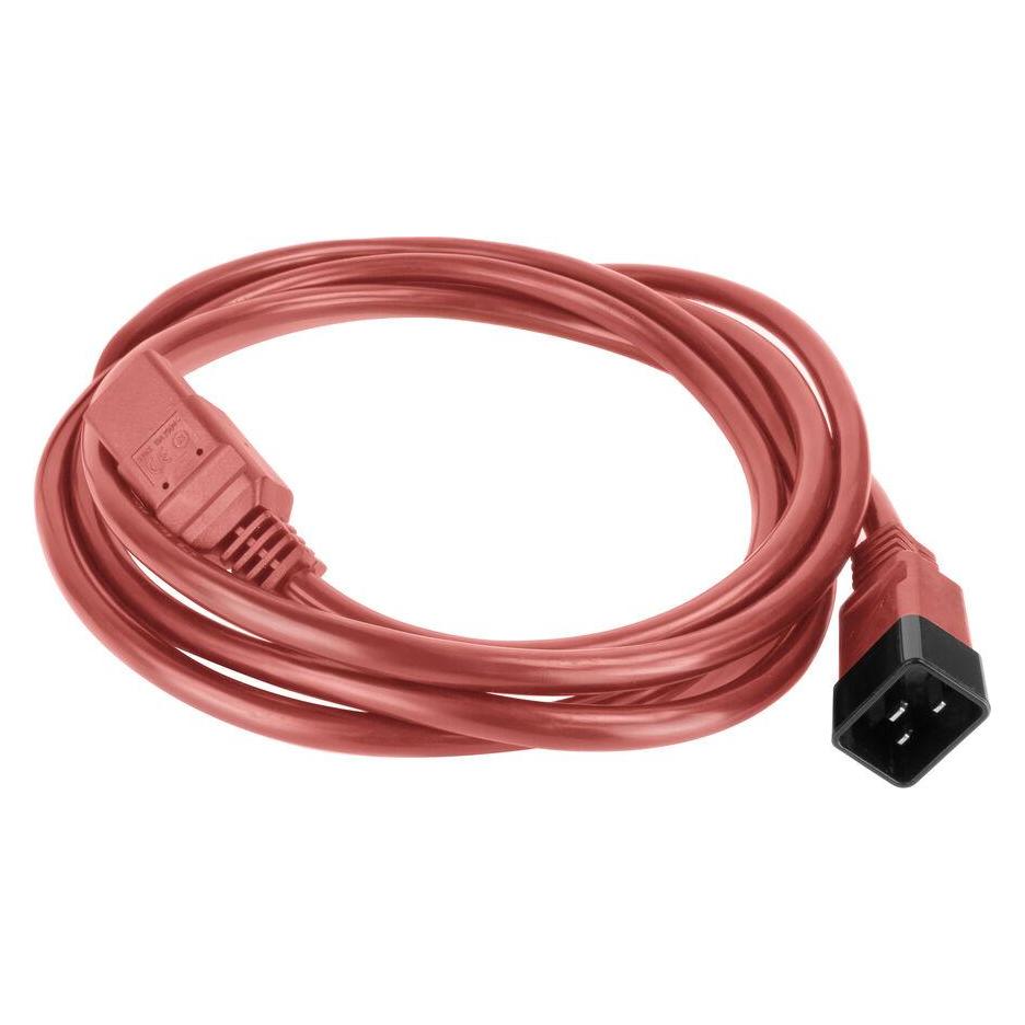 ACT Powercord C20 - C21 IEC60320 red 1.5 m (1.50 m) (AK5361)