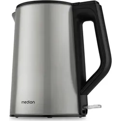 Medion Life MD12105 Wasserkocher silber, Wasserkocher, Silber