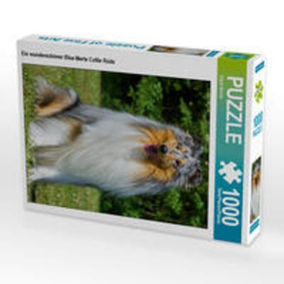 CALVENDO Puzzle Ein wunderschöner Blue Merle Collie Rüde 1000 Teile Lege-Größe 48 x 64 cm Foto-Puzzle Bild von Sigrid Starick