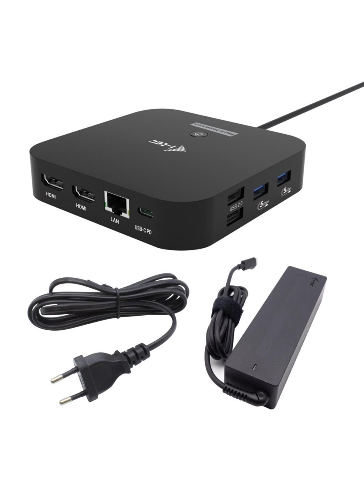 I-Tec C31DUALHDMIDPD100 USB-C Dual HDMI Docking Station with Power Delivery 100W + Universal Charger 100W
