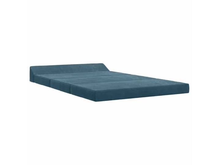 Banquette-lit - Canapé-lit pliable - - tissu - bleu - 120 x 60 x 49 cm 9201459