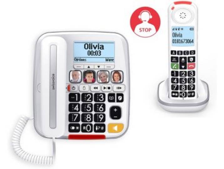 Swissvoice - Téléphone Filaire Xtra 3355 Combo Voice