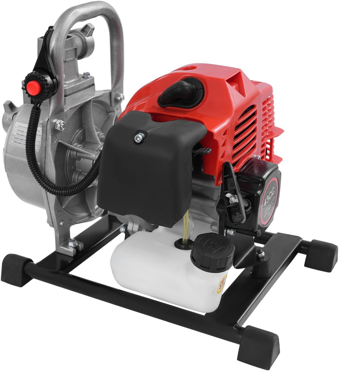 Novari Benzine Waterpomp met 1,25kW Krachtige Motor en 30m Opvoerhoogte