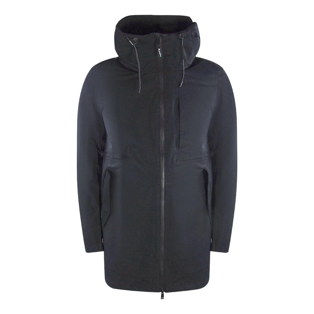 Aquascutum Active 3-way Parka Zwarte Donsparka Jas