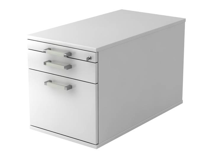 Rollcontainer Office weiss Holzwerkstoff B 42.8 cm H 51.2 cm - Rollcontainer