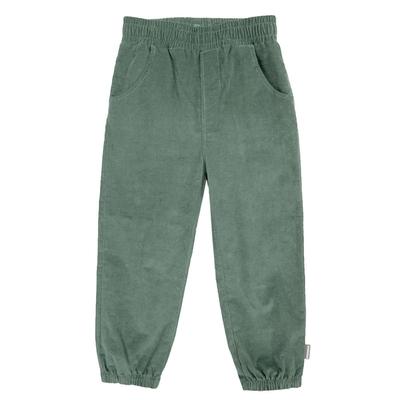 Cordhose MAXIMO, Mädchen, Gr. 98/104, N-Gr, grün (khaki grau), Cord, Obermaterial: 97% Baumwolle, 3% Elasthan, unifarben, normal lang, Hosen Cordhose, Stretch-Cord, Gummizug am Bund und Beinabschlüssen, Seitentaschen