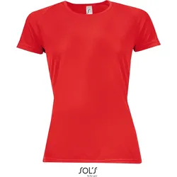 SOLS Damen Raglan Sport Shirt T-Shirt 01159 red XS