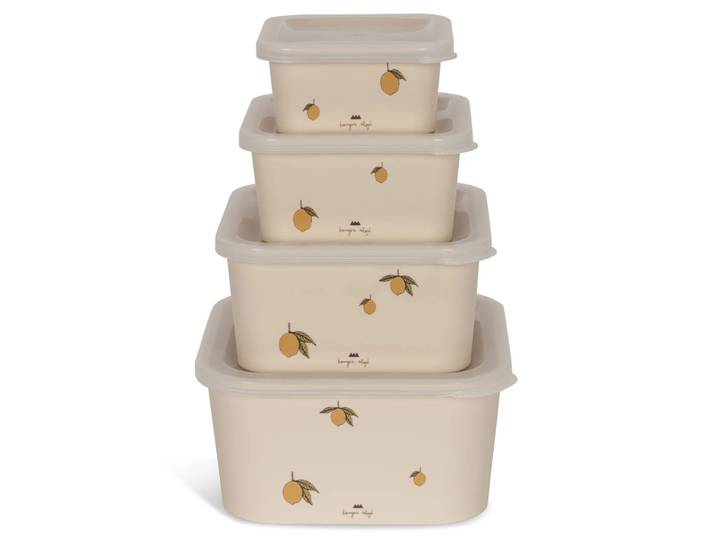 Lunchbox Lemon 4er Set