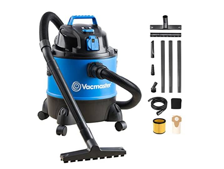Vacmaster Aspirateur Eau et Poussière 1250W 20L pour Maison Garage avec sac pour maison garage Filtre cartouche\, sac filtrant\, fonction soufflante\, maison\, garage\, voiture\, atelier VQ1220PFC