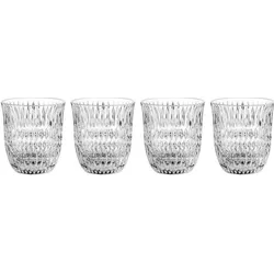 Nachtmann Ethno Wasserglas, 4er Set, Trinkglas, Becher, Kristallglas, 235 ml, 106705, Trinkgläser, Transparent