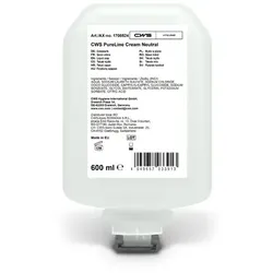 Flüssigseife CWS PureLine Cream Neutral 600 ml frei von Parfümen, vegan, pH-hautneutral, Made in EU