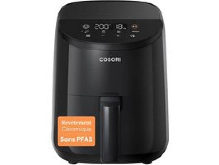 Mini Air Fryer 2 L Pour 1-2 Personnes 4-En-1 Compacte Sans Huile Cuisson Rapide Panier Amovible