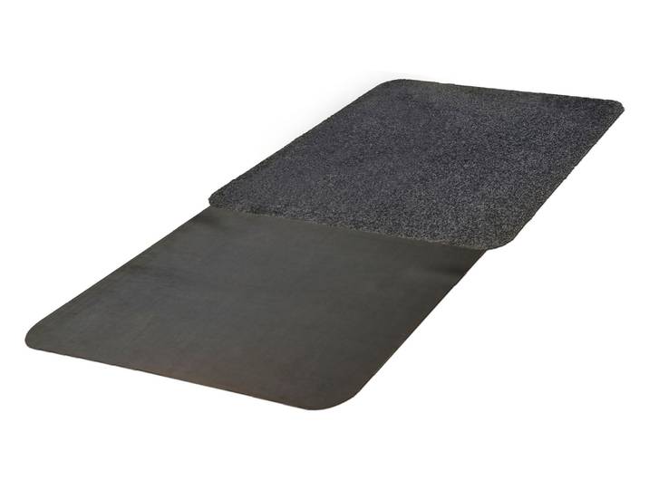 Teppich Kleen-Car Set Premium(2-teilig) , grau, B:90cm H:10mm L:100cm, Polyethylenterephthalat (PET), WASH+DRY BY KLEEN-TEX, Teppiche, Teppich