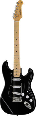 Harley Benton ST-57DG Black Tribute Schwarz Hochglanz