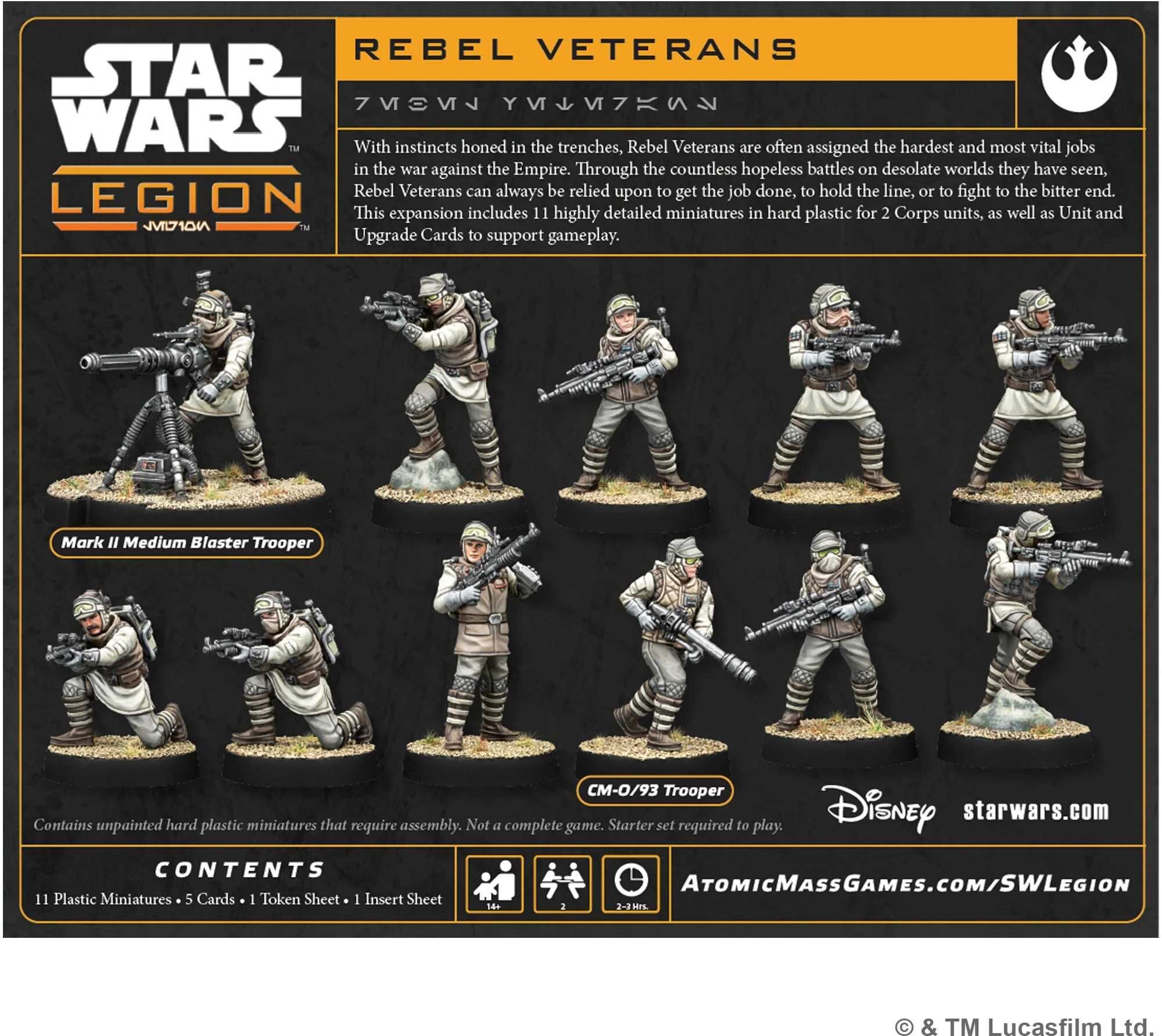 Star Wars: Legion – Rebel Veterans Expansion for Atomic Mass Games