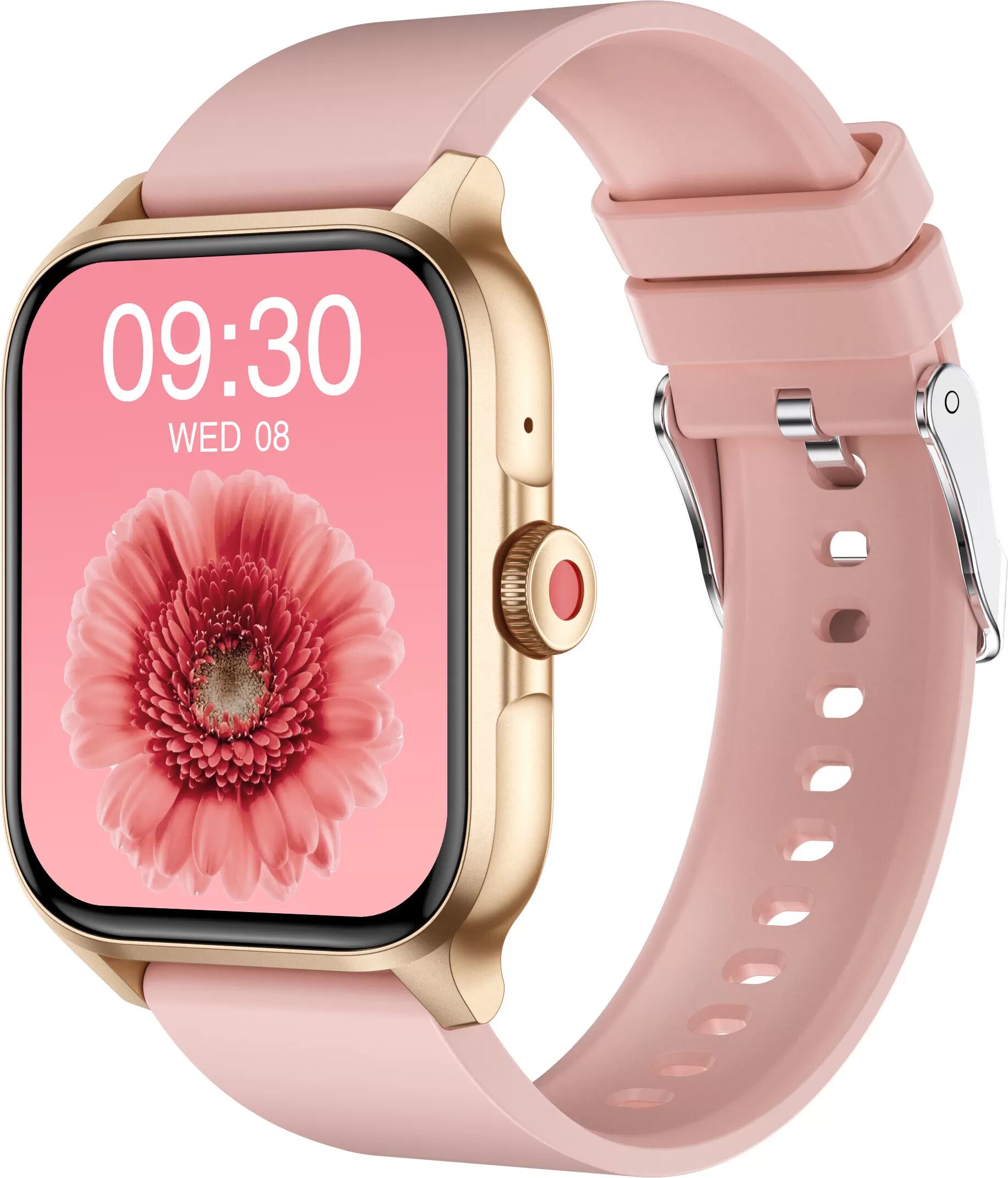 INF Smartwatch mit Herzfrequenz, Blutdruck, Blutsauerstoff, Schrittzähler Champagne