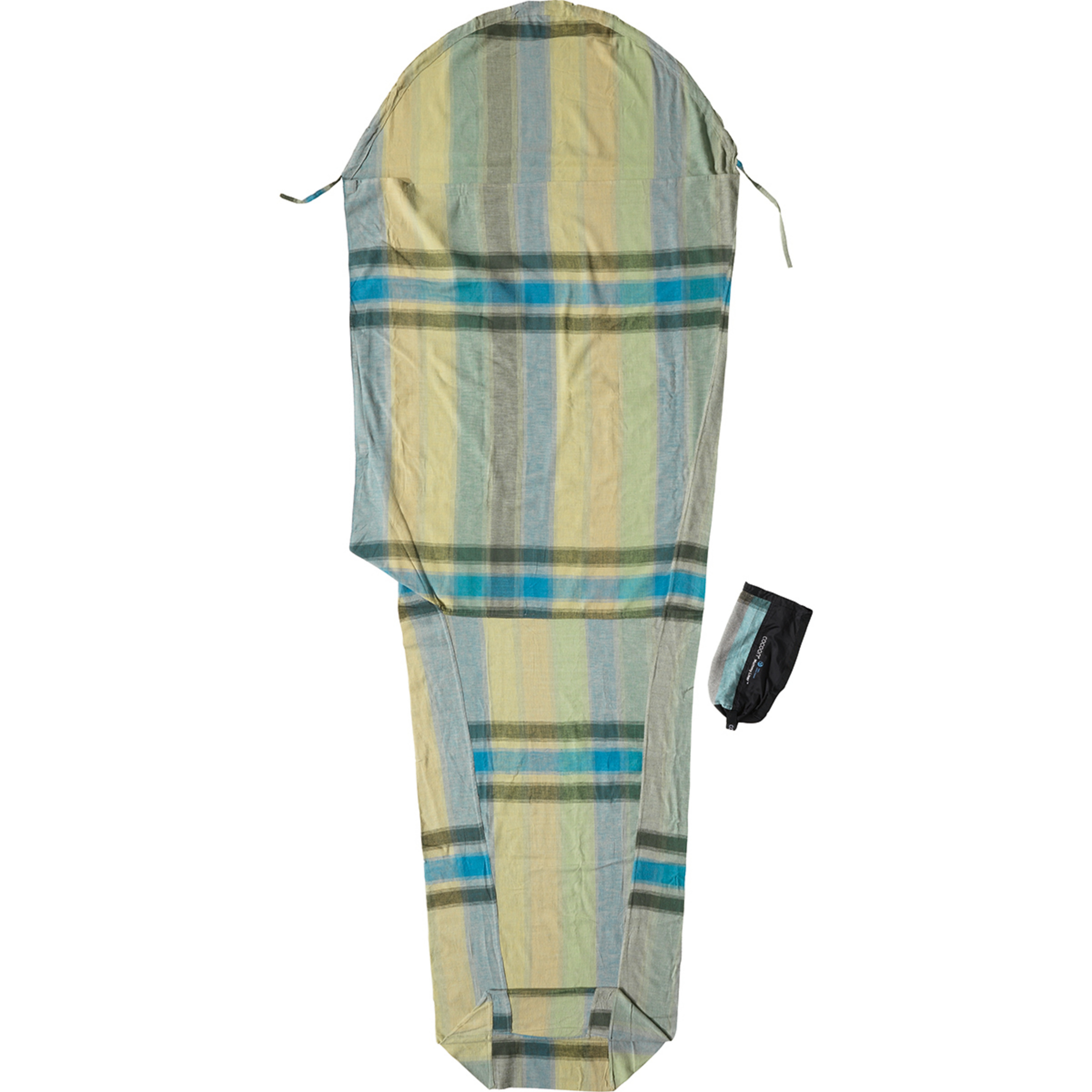 Cocoon MummyLiner Cotton Flannel Hüttenschlafsäcke & Inlets gelb Größe MAX. 230CM Camping | Reise