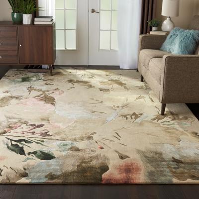 Nourison Hand-tufted Prismatic Modern Abstract Floral Area Rug