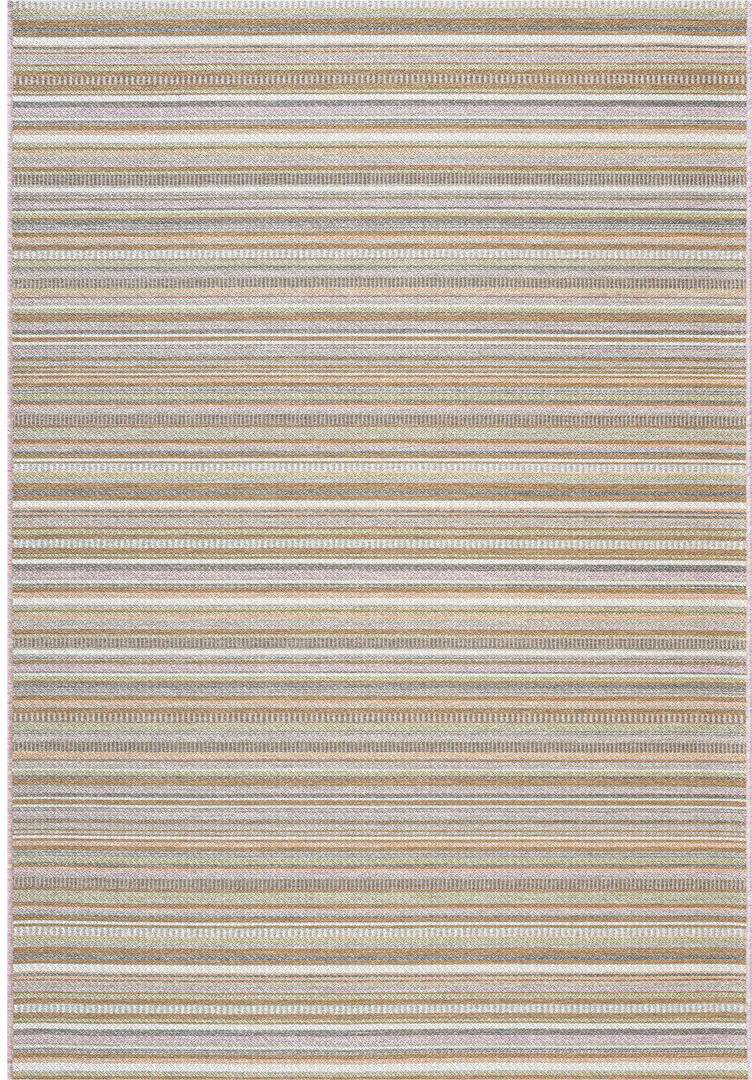 World Menagerie Kapow Striped Indoor / Outdoor Area Rug Beige/Brown/Pink Rectangle 120 x 170cm