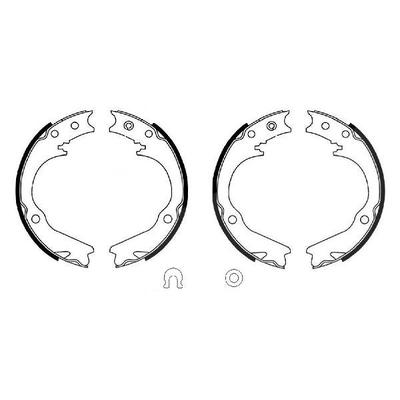 Textar Bremsbackensatz, Feststellbremse [Hersteller-Nr. 91087400] für Subaru