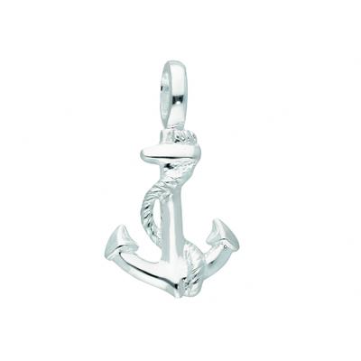 Kettenanhänger ADELIA´S "Anhänger Anker 925 Silber", silber, Schmuckanhänger, Damen, Silber 925 (Sterlingsilber), Kettenanhänger, Silberanhänger Anker