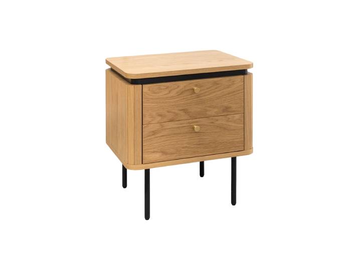 Design Nachttisch „Sophia“ Eiche Invicta Interiors