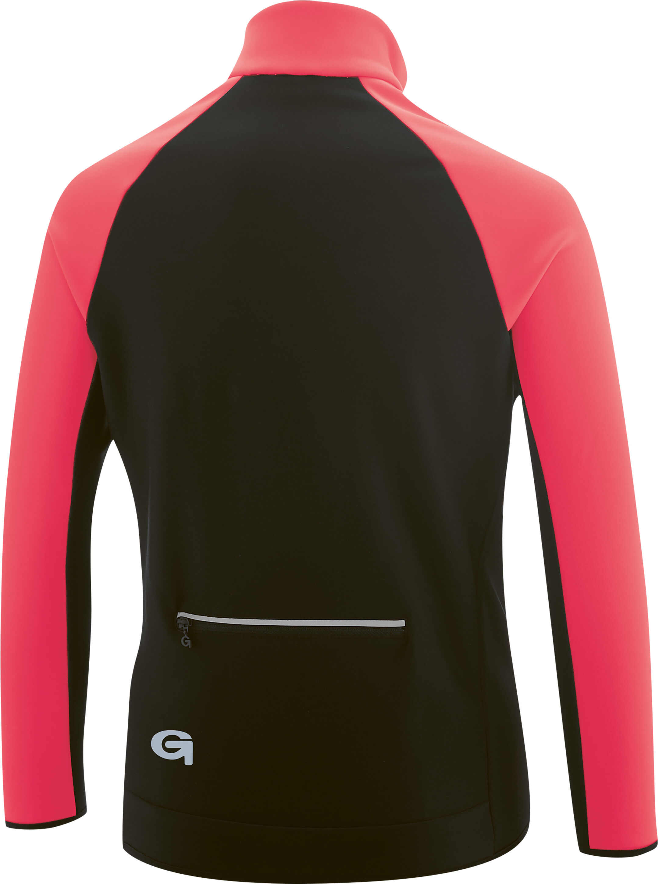 Fahrradjacke GONSO "Moritz", Mädchen, Gr. 128, pink (neonpink), 100% Polyester, Jacken Fahrradjacke, Wasserabweisend, hohe Wärmeisolation, strapazierfähig neonpink 128