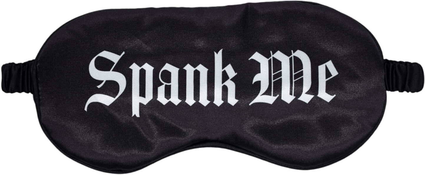 Ouch! - “Spank Me” satin eye mask (black)