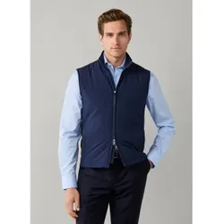 Hackett London für Herren. HM4000241 Windsor-Weste marineblau (S), Lässig, Klassisch, Polyester