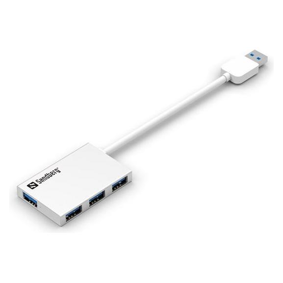 Sandberg USB 3.0 Pocket Hub (USB-A, 4 Ports) (133-88)