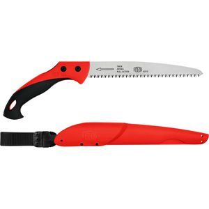 FELCO Astsäge 621, Handsäge, mit Kunststoff-Köcher, Sägeblattlänge 24 cm