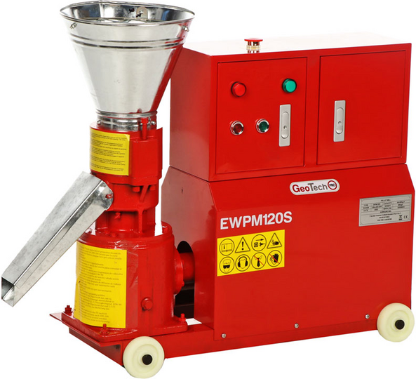 GeoTech Pro EWPM120S - Pelletpresse 230V - Pelletherstellung für die Heizung