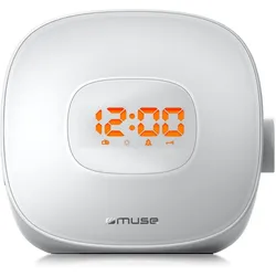 Muse ML-198CR Light Clock Radio (FM, PLL), Radio, Weiss