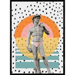 POSTER David – Collage A3 Rahmenlos