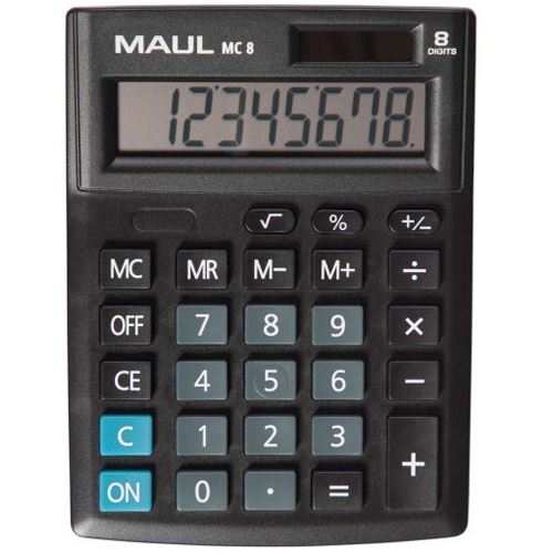 MAUL MC 8 Tischrechner schwarz