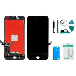Kaputt.de iPhone 8 Plus Display schwarz - Set (Display, Apple iPhone 8 Plus), Mobilgerät Ersatzteile, Schwarz