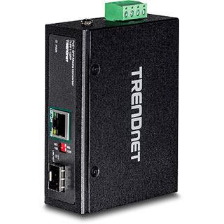 TrendNet Industrieller SFP zu Gigabit PoE+ Medienkonverter