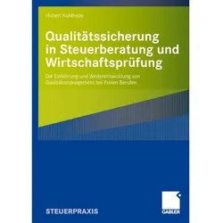 Qualitätssicherung in Steuerberatung und Wirtschaftsprüfung, Fachbücher von Hubert Kohlhepp