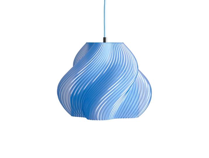CRÈME ATELIER - Suspension - Bleu - PLA recyclé - Designer Crème Atelier