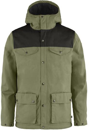Fjällräven Greenland Winter Jacket Mens, Green / Dark Grey