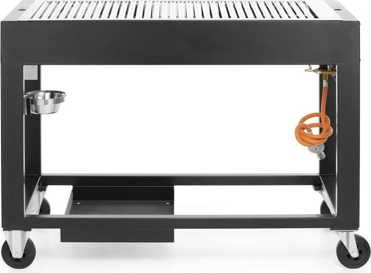 Hendi Gasgrill Tampa, zwart, 10 kW, B/D/H: 126 x 58 x 90 cm